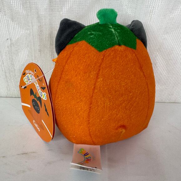 5 for $25| Squishmallow 4.5" CALIO Black Cat Soft EXCLUSIVE Pumpkin Halloween - Picture 2 of 3